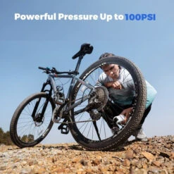 Flextail Tiny Bike Pump -Fischer Soldes mini compresseur velo legere flextail tiny bike pump